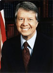 Präsident Jimmy Carter
