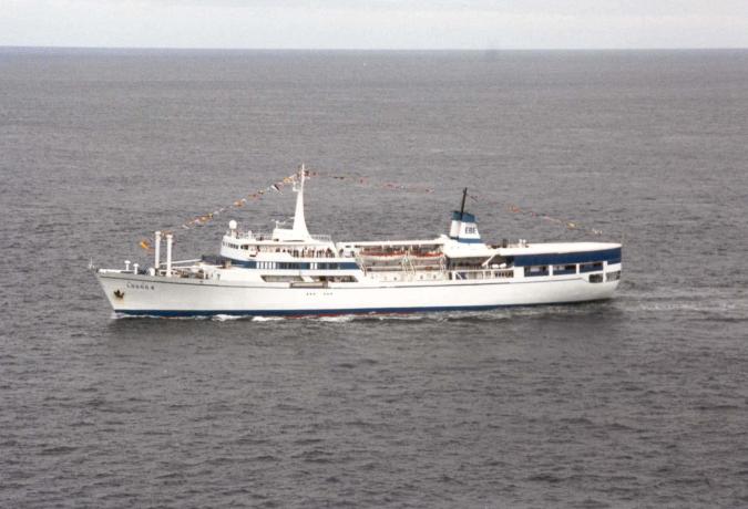 Logos II at Sea