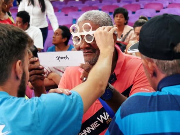 Free testing for reading glasses