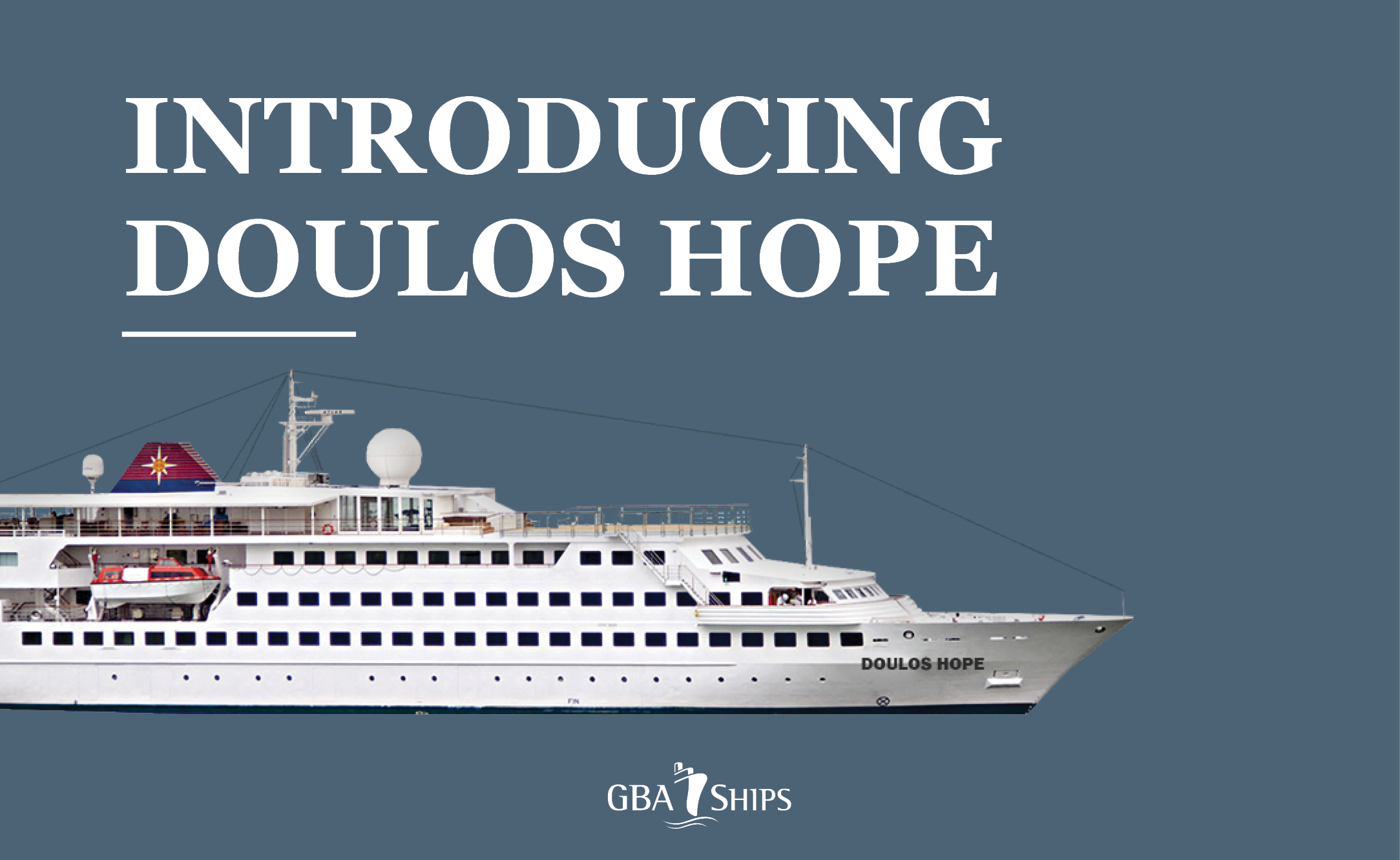 Das neue schiff <em>Doulos Hope</em>